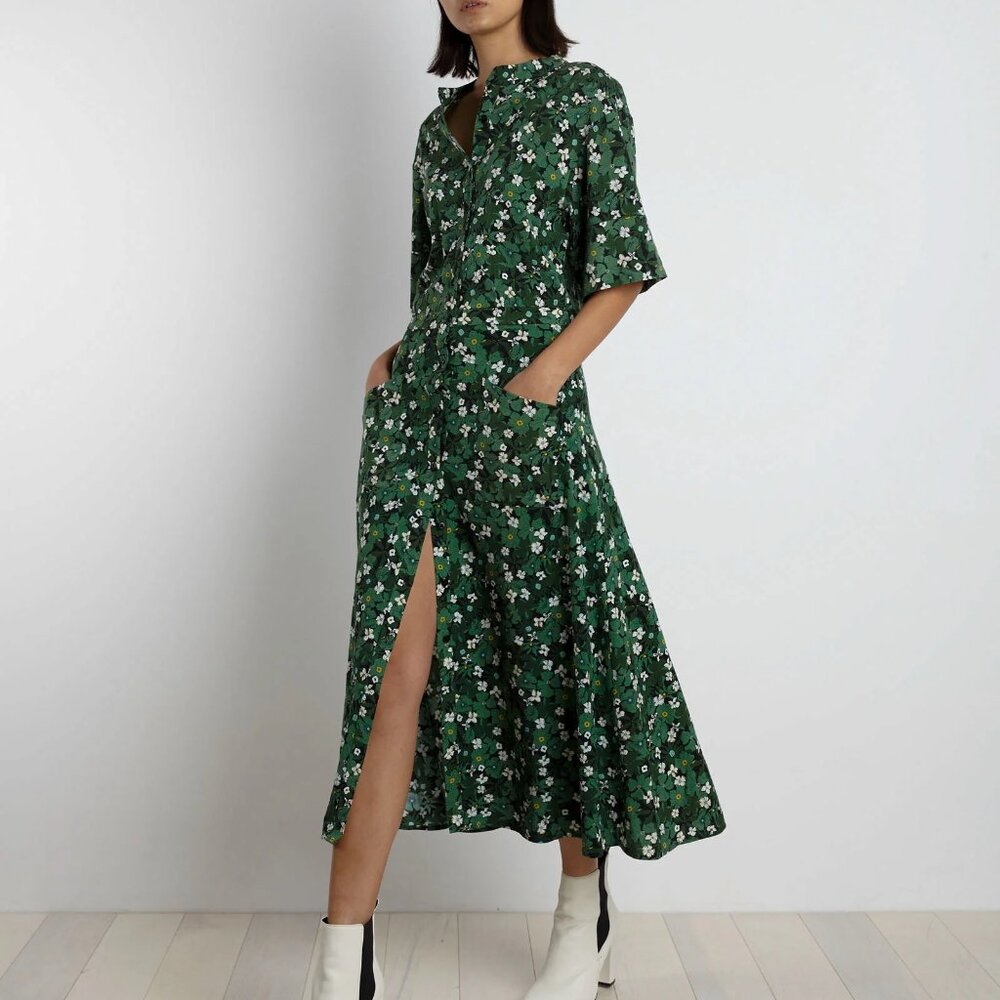 NWT The Kit Colbie Shirtdress Green Primrose Size 22